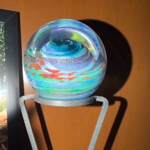 Glass Eye Studio Uranus Glass Paperweight